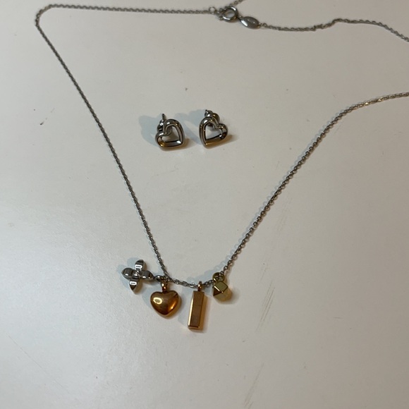 Fossil Love Set Necklace & Earring - Picture 4 of 7